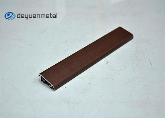 China Powder Coating RAL Color  Wood Grain Aluminum Profiles For Office Building Partition supplier
