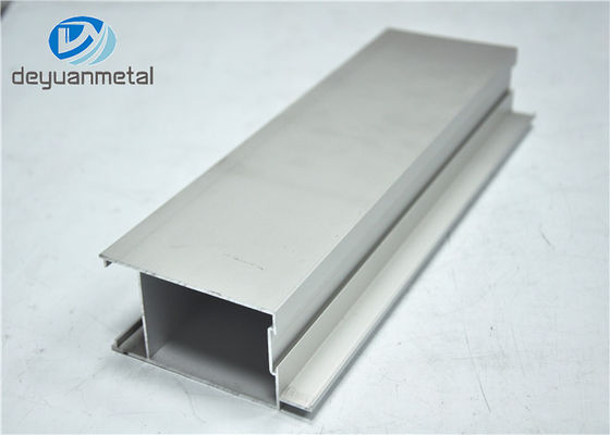 China Silver Anodized Aluminium Window Profiles With Length 20 Foot T3-T8 supplier