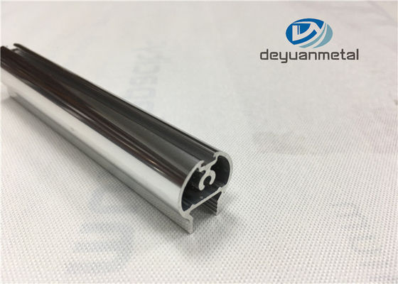 China Customized Polishing Aluminium Shower Profiles Round For Shower Frame supplier
