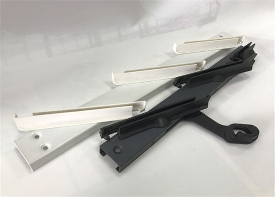 China Plastic Clip Blade Louvers Machining Aluminium Parts for Window Frame supplier
