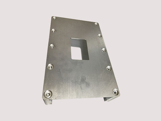 China 1.5mm Thicikness Cnc Aluminium Extrusion Fabrication With Screwing Square Shape supplier