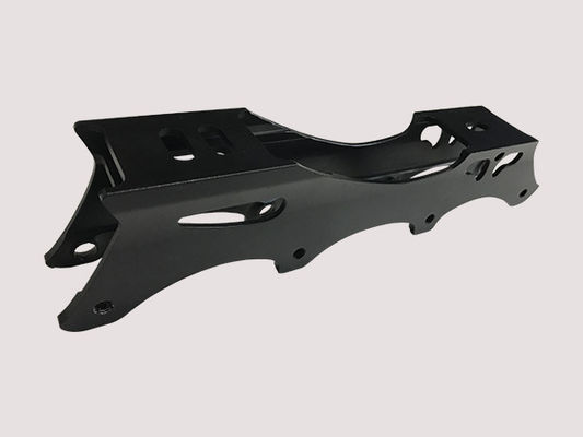 China Black CNC Aluminium Extrusion Profile With Drilling , Punching , Assembling supplier