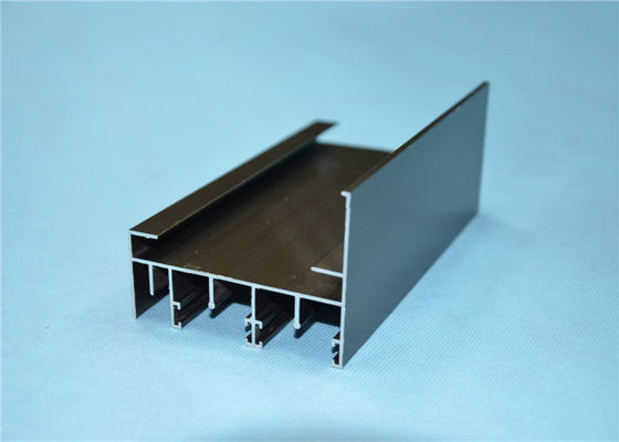China 6063 / 6060 T5 Aluminium Construction Profiles With Bronze Anodizing supplier