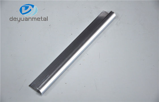 China Silver Polishing  Aluminum Extrusion Profile For Floor Strip  , 6060-T5 / T6 supplier