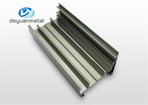 China Customized  Silver Polishing  Aluminum Extrusion Profile For Floor Strip 6060-T5 / T6 supplier