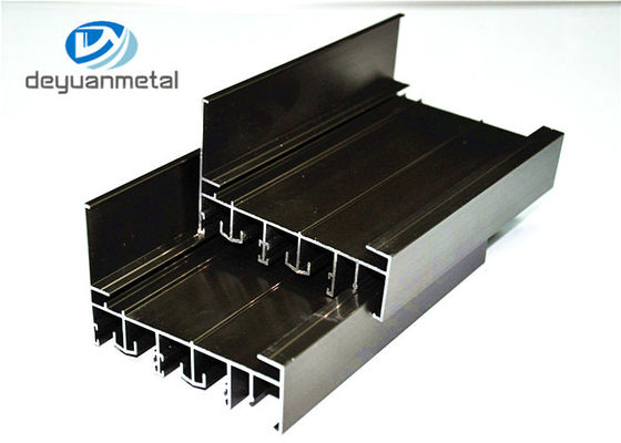 China Customized  Electrophoresis  Aluminum Extrusion Profile For Decoration 6060-T5 / T6 supplier