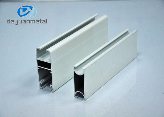 China 6063-T5 White Powder Coating Aluminum Extrusion Profile For Windows And Doors supplier