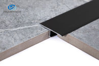 Kitchen Cabinet Aluminum T Profiles 7.5mm Height Oem Available Black Color For Floor Decoration