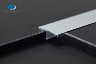 Electrophoresis T8 Aluminum T Profiles 3.5mm Height For Kitchen Tile