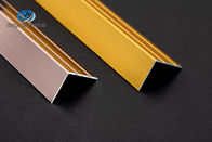 6063 Aluminium L Profiles 1.5mmx2mm rustproof Anodized For Decoration Trim Angle