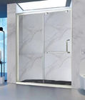 One Fixed One Sliding Aluminium Shower Door 1.9M Height 1.8M Width Polishing