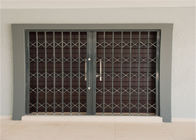 Thickness 2.0mm 6063 Aluminium Security Doors  With Sand Blasting