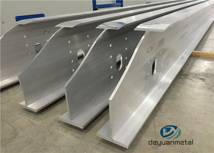 Wide Range Finished Aluminium Construction Profiles 6063 Structural