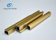 Standard Polishing Golden Extruded Aluminum Framing For Decoration GB5237.1-2008