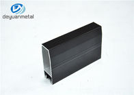 5.9 Meters Black Aluminium Extrusion Profiles Anodized 10-15um 6063-T6