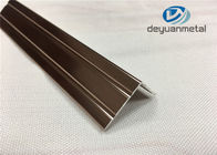 0.15mm Polishing Bronze Aluminium angle Trim Profiles GB/75237-2004