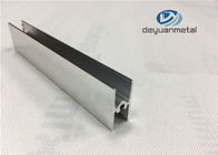 Bright Dip Aluminium Furniture Profiles , Precise Cutting Shower Enclosure Profiles