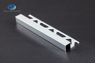 OEM 6063 Aluminium Tile Trim Chrome Square Edge 8mm 2.5m Length