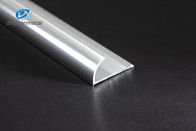 Round Corner Aluminium Corner Profiles , 12mm Aluminium Edge Trim Profiles