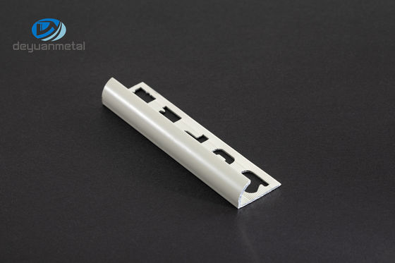 1.0mm Thickness 6063 Aluminum Corner Trim Powder Coating White For Wall Trimming