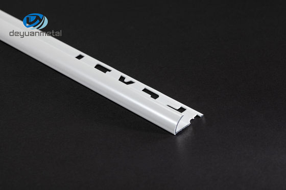 1.0mm Thickness 6063 Aluminum Corner Trim Powder Coating White For Wall Trimming