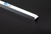 6463 Aluminum Stair Nosing Edge Trim F Shaped Mill Finished Anodized
