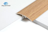 Wood Grain 6063 Aluminium Floor Edge Trim For Threshold Decoration