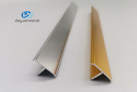 6063 Aluminum T Shape Profile, T Track Aluminium Extrusion 0.8-1.2mm Thickness Transition Trim