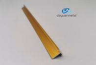 Aluminum T Profiles Tile Trim Transition Strip For Wall Decorated