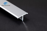4mm Aluminum T Profiles , T6 T Shaped Aluminum Extrusion GB Approved Bright Color