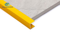 2.4m Length Aluminium Channel Profiles Electrophoresis Treatment Gold Color For Wall Floor Decoration