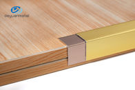 Trim Angle L Type Aluminium Profile 0.8-1.5mm Thickness T5 T6 gold color