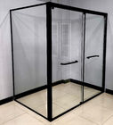 1.0mm Thickness Double Sliding Door With Angle Return Aluminium Shower Profiles
