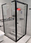 Aluminum Shower Pivot Door With Return Panel 1M Width 1.9M Height