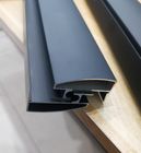 Aluminium Shower Profile For Bathroom Top Track with Powder Coating Anodized Black