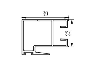 Aluminium Sliding Window Extrusions Profiles Powder Coating Bronze