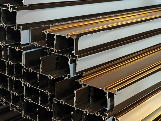 Aluminium Sliding Window Patio Door Profiles Powder Coating Bronze South Africa