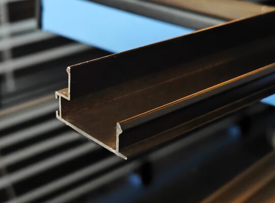 6063 Aluminium Patio Window Extrusion Profiles Powder Coating