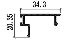 6063 Aluminium Patio Window Extrusion Profiles Powder Coating