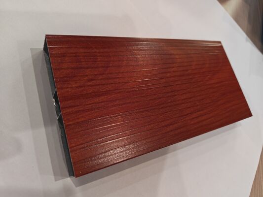 6063 Aluminium Extrusion Profiles with Wooden Grain with texture Custom made
