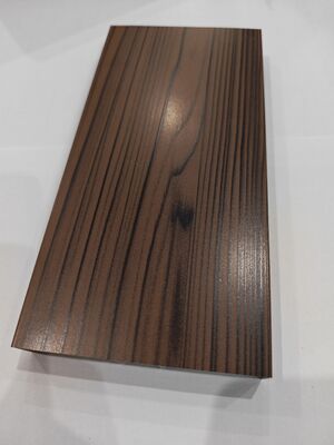 6063 Aluminium Extrusion Profiles with Wooden Grain with texture Custom made