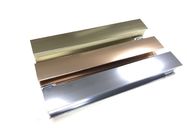 Polishing Surface Alloy 6463 Aluminium Shower Profiles Silver Gold And Champange