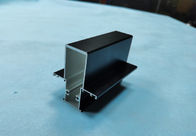 6063 T5 Aluminium Sliding Door Profiles Powder Coating Black