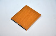 Wood Grain Aluminium Profiles For Building Furniture , Alloy 6063-T5