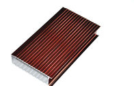 High Strength Wood Grain Aluminum Profiles For Living Room Decoration