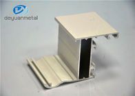 White Powder Coated Aluminum Extrusions , Aluminum Door Frame Profile ISO Approval