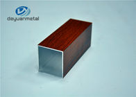 T5 Buildings Furniture Extruded Aluminum Rectangular Tubing Profiles Mill Finished