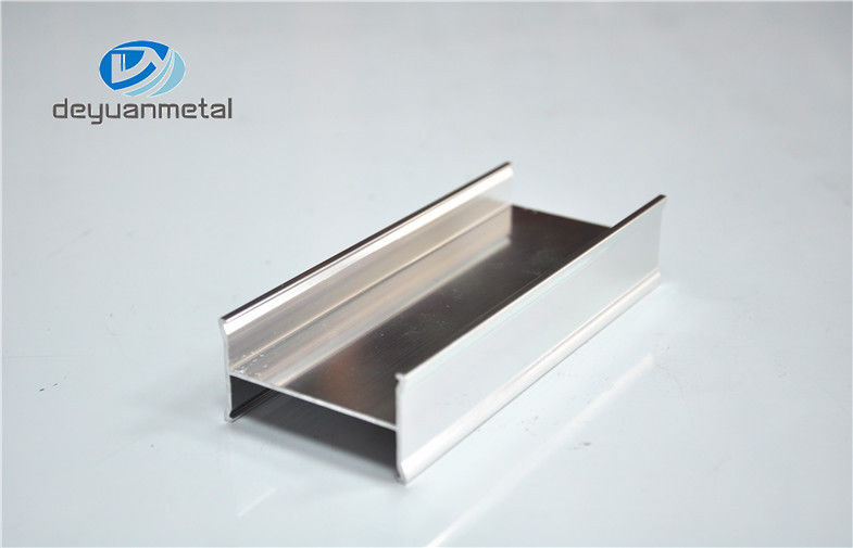 1.9 M Bright Dip Aluminium Shower Profiles Alloy 6463-T5 Extruded Aluminium Sections