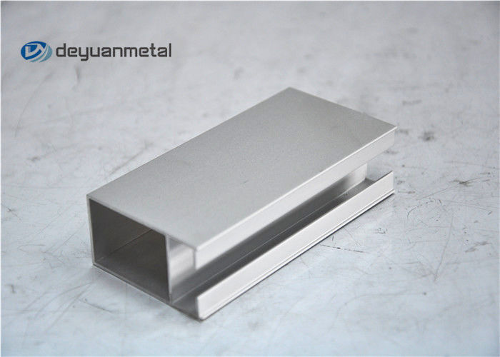 Precision Cutting Silver Aluminum Extruded Shapes For Decoration