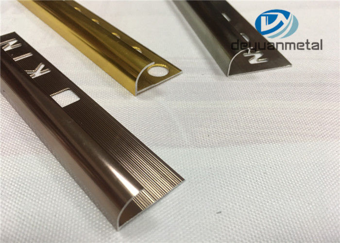 Different Colour Aluminium Floor Trim Profiles  Alloy Temper 6463 T5